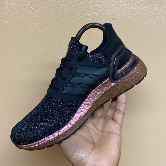 Adidas UltraBoost 20 PrimeBlue Black Signal Pink - Picture 9 of 17